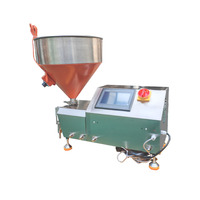 Petite machine semi-automatique de remplissage quantitative de trémie de pâte de chauffage d'acier inoxydable de sirop, de chocolat, de miel