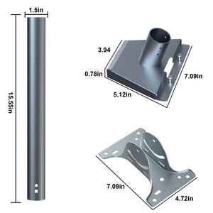 Starlink Gen3 V4 có thể điều chỉnh Wall & Roof Mount Bracket Set Cong & thẳng Ống - Product Image 4