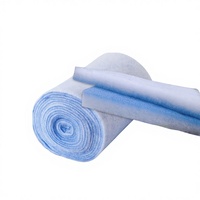Rouleau de média filtrant bleu et blanc G3/G4 pour unité d'air frais HVAC et dépoussiéreur industriel