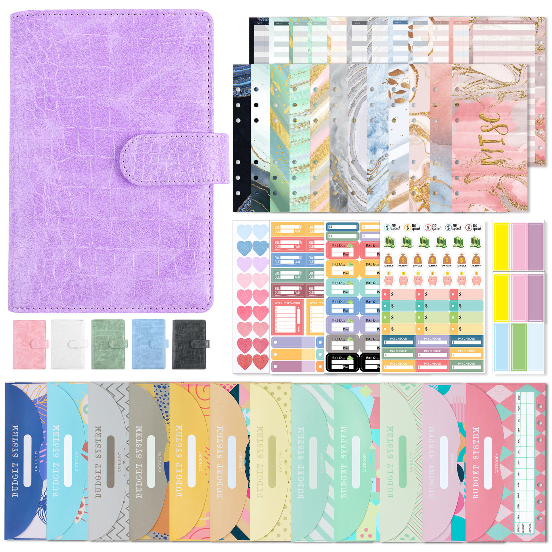 Motif crocodile 1-lilas violet
