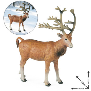 Modelli di animali selvatici per bambini per la simulazione di animali della foresta, tra cui alci, cervi, cervi sika e renne, per l'apprendimento e il riconoscimento. - Product Image 5