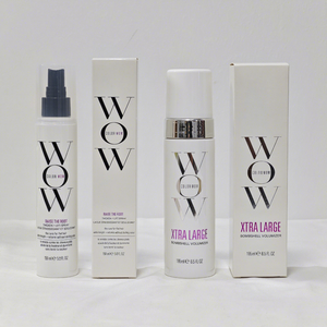 <span class=keywords><strong>Color</strong></span> <span class=keywords><strong>Wow</strong></span> XTRA LARGE Mousse coiffante volumisante et épaississante pour cheveux, protection thermique, spray et gel capillaire, utilisation en salon, 195 ml - Product Image 1