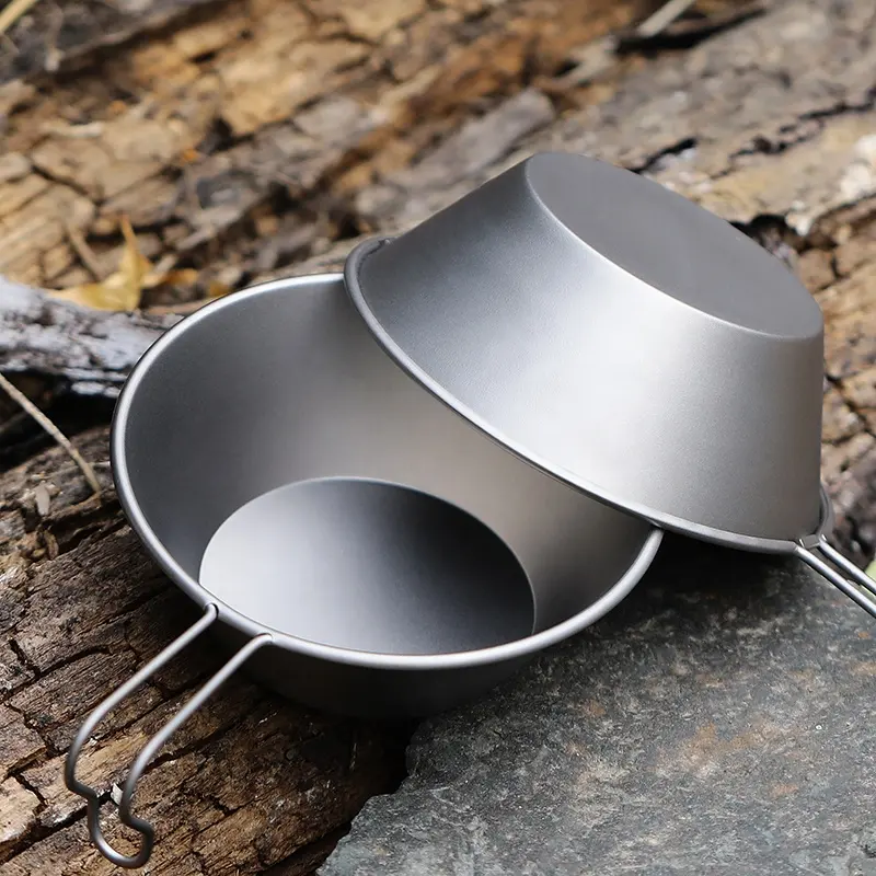 Thous Winds Sierra Cup With Handle Tableware Outdoor Camping Cookware 260/350mll Cooking Plates Bowl Travel Camping Supplies