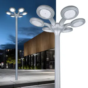 Good Quality Waterproof Ip65 Aluminium Solar Street Lamp With Sensor 48W 96W Outdoor Landscape Lighting Solar Led Street Lights
