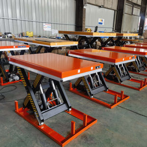 1t 2t <span class=keywords><strong>3t</strong></span> 4t उठाने प्लेटफार्मों हाइड्रोलिक कैंची लिफ्ट तालिका अनुकूलन के साथ - Product Image 1