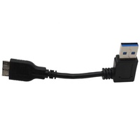 Cable USB 3,0 de ángulo recto de Venta caliente OEM-Cable USB A macho a Micro B macho...