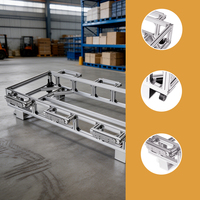 Base de Máquina de Perfil de Aluminio de Alta Resistencia con Vigas Reforzadas para Soportar Robots Industriales Pesados
