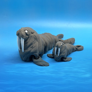 Figurine de famille de manchots imprimée en 3D Vashine, modèle d'animal arctique détaillé, cadeau écologique pour les collectionneurs et les amoureux de la nature - Product Image 6