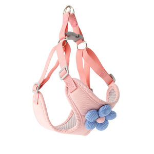 Arnés y Correa Ajustable para Mascotas, de Poliéster Suave, con Cintas Reflectantes, Diseño de Lujo, para Perros y Gatos - Product Image 3