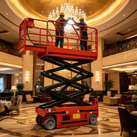 Mini-élévateur à ciseaux électrique 320kg 500kg 6,8m 10m 11m 12m pour travaux extérieurs et peinture murale OEM