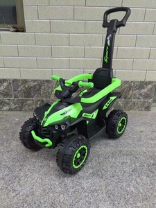 Vélo d'équilibre à quatre roues pour <span class=keywords><strong>bébé</strong></span> de 1 à 4 ans avec poignée de poussée, lumières et musique – Vente en gros usine - Product Image 3