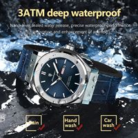 Jam Tangan Quartz Mewah untuk Pria Tahan Air Bercahaya Jam Tangan Kulit Pria Jam Tangan Olahraga Pria Orologio Uomo