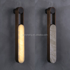 <span class=keywords><strong>Lampada</strong></span> da Parete LED in Alabastro dal Design Italiano Creativo e Minimalista per Soggiorno, Corridoio, <span class=keywords><strong>Camera</strong></span> da Letto e Comodino - Product Image 1