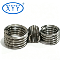 Nitronic60 No Tang Wire Thread Insert for Mining Equipment Heavy Load Tough Thread Protection Nitronic60 Tangless Insert Thread
