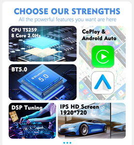 Écran LCD 10,25 pouces Android 13 pour tableau de bord de voiture, navigation centrale, moniteur de voiture pour Série 3 2013-2017 F30 F31 F34 F35 - Product Image 6