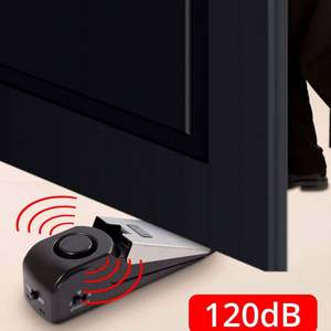 ระบบเตือนภัยหยุดประตูไร้สาย120dB ดังในบ้านระบบป้องกันการโจรกรรมระบบบล็อกประตูแบบพกพาสัญญาณเตือนความดัน - Product Image 4