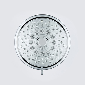 Lujosa ducha de lluvia moderna cromada de 11 cm con 6 modos y diseño de rosa, fácil instalación y soporte técnico en línea para cuartos de ducha - Product Image 2