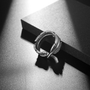 SA1097เครื่องประดับแหวนขนนกแบบธิเบตแหวนสีชมพูสำหรับผู้ชาย - Product Image 4