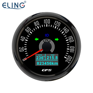 <span class=keywords><strong>Compteur</strong></span> de <span class=keywords><strong>vitesse</strong></span> <span class=keywords><strong>GPS</strong></span> ELING 85mm 0-200 km/h odomètre avec TRIP ODO avec rétro-éclairage 7 couleurs pour voiture bateau 12V 24V - Product Image 3