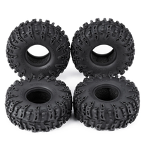 Ensembles de pneus en mousse de caoutchouc haute durabilité pour RC Crawler, pièces de mise à niveau compatibles avec les modèles 1/18 et 1/24 de 1,1 et 1,3 pouces