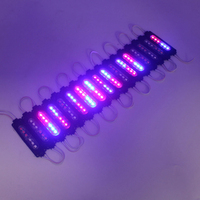 69*19mm lumière de voiture 6 LED COB rouge bleu clignotant LED Module IP65 signal lumineux d'avertissement pour camion moto véhicule tout-terrain 2W