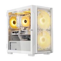PC de jeu remis à neuf I3 6100 avec carte graphique RX 580, RAM 16 Go, SSD 240 Go, ordinateur de bureau pour jeux, carte mère B250
