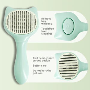 ชาร์จสัตว์เลี้ยงเครื่องเล็มขนสุนัขด้วยตนเองแปรงลื่นทำความสะอาดขนสัตว์เลี้ยงหวีหวีตัดเล็บหลุมทำความสะอาดและความงาม - Product Image 4