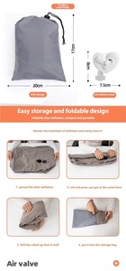 Comfortable Multifunction Air Pillow <b>Inflatable</b> Back <b>Cushion</b> Portable Support for Sofa Chair Camping Travel Storage Bag - Product Image 5