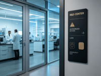 Panneau de signalisation sur pied suspendu, personnalisable avec logo, pour hôpitaux, voitures, LED, à fixer au mur intérieur