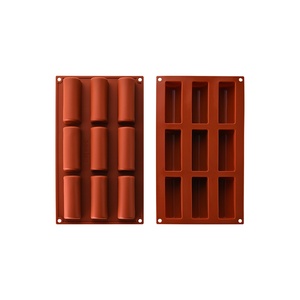 Factory Stock Long <strong>Strip</strong> 9-Hole Semi-Circular Cylinder Silicone Mold DIY Baking Mold for Cake Chocolate <strong>Resin</strong>-Cake Tools - Product Image 5
