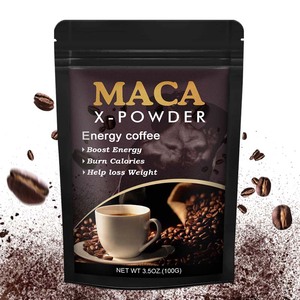 Café instantané X Power Maca pour hommes, prix d'usine, vente chaude, booster d'énergie plus puissant, marque privée - Product Image 1