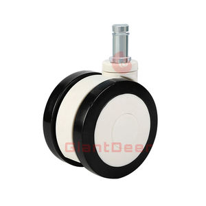 Ruote Girevoli di Alta Qualità per Attrezzature Ospedaliere, Gambo a Vite M10 mm M12 mm, Ruote Gemelle Ultra Silenziose - Product Image 4