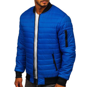 High Quality Custom Satin Zipper Streetwear Canvas Bomber <b>Jacket</b> Eco-Friendly <b>Waterproof</b> Winter Outerwear for Men - Product Image 4