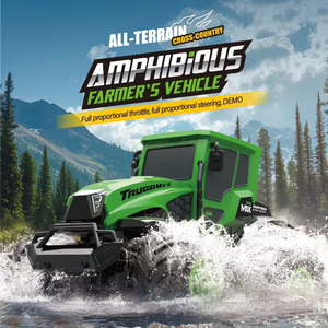 Tracteur télécommandé Farmer Car 2.4G avec remorque, modèle <span class=keywords><strong>de</strong></span> camion <span class=keywords><strong>de</strong></span> <span class=keywords><strong>chantier</strong></span> <span class=keywords><strong>de</strong></span> simulation RC, machine <span class=keywords><strong>de</strong></span> travail du sol - Product Image 5
