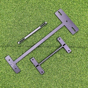 SwingPerfect <span class=keywords><strong>Golf</strong></span> Juego de 3 Herramientas de Fibra de Carbono Tipo H, Ayudas de Entrenamiento para el Alineamiento del Cabeza de <span class=keywords><strong>Putter</strong></span> Elevado y Entrenador de Línea de Inicio y Cara Cuadrada - Product Image 6