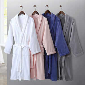 رداء حمام من الوافل مقطوع من فنادقنا أفضل جودة شعار فاخر مطرز شعار مخصص وحجم رداء - Product Image 3