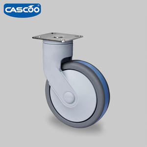 CASCOO Krankenhaus bett Zentral verriegelung <span class=keywords><strong>TPR</strong></span> ICU Bett rollen für elektronische Bett gießer - Product Image 4