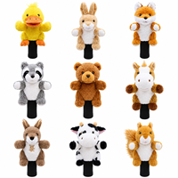 Housses de clubs de golf pour animaux de compagnie 1/3/5 de haute qualité en stock – Motifs guépard, cerf, élan, mouton – Housses pour driver et putter