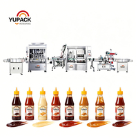 Ligne de remplissage de sauces pour applications d'emballage de pâtes et de condiments à haute viscosité