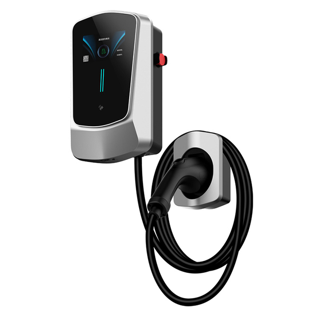 New Energy Electric Vehicle Ac Charging Pile APP Wall-Mounted Ev Charging Station Wallbox 22Kw Ocpp Ev Charger for Outdoor