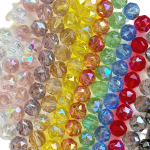 Cuentas de Cristal Acrílicas Variadas y Coloridas para Manualidades, 10 mm, Redondas, HKEXPORTS HKBEADS04, de China - Product Image 1