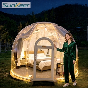 Sunkaer Maison en dôme de style fixe en aluminium promotionnelle Cantilever pour les <span class=keywords><strong>campings</strong></span> en plein air Maison en dôme de luxe Tente à bulles à <span class=keywords><strong>vendre</strong></span> - Product Image 1