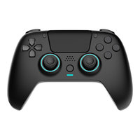Manette de jeu sans fil C-Star P4 Slim avec boutons programmables, moteur de vibration, gyroscope six axes - Meilleure vente
