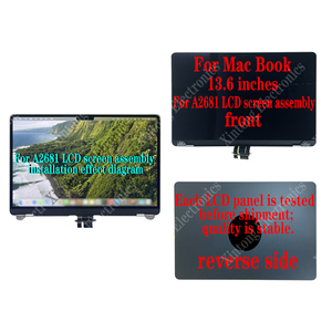 Schermo LCD per <span class=keywords><strong>MacBook</strong></span> <span class=keywords><strong>Air</strong></span> 2022 A2681, Assemblaggio Schermo Superiore, Monitor da 13,6 Pollici, Vendita all'Ingrosso - Product Image 2