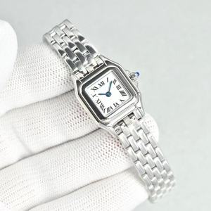 <span class=keywords><strong>Montre</strong></span> panthère en acier inoxydable avec cadran carré de 25 mm entièrement sertie de diamants CZ, bracelet en acier inoxydable, <span class=keywords><strong>montre</strong></span> à quartz animal, <span class=keywords><strong>montre</strong></span>-bracelet léopard, chiffres romains, horloge pour femmes - Product Image 2