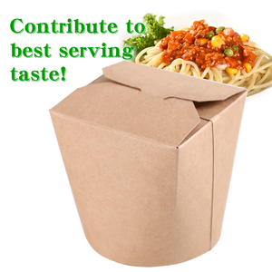 Dùng Một Lần Lấy Đi Giấy Kraft Nâu Hộp Mì Ống Hộp Tùy Chỉnh Thiết Kế Logo Kích Thước - Product Image 6