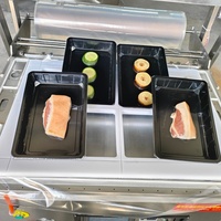 Machine d'emballage sous vide automatique ZEKO en acier inoxydable pour la transformation de la viande, des fruits de mer et du fromage