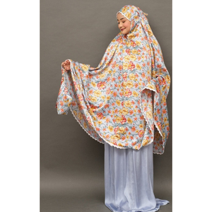 I panni delle donne vestono l'abbigliamento musulmano tradizionale all'ingrosso Robe Turban Wear Ruche Jilbab <span class=keywords><strong>Muhammed</strong></span> pregano il Hijab lungo di preghiera - Product Image 5