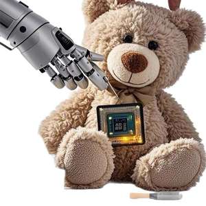 <span class=keywords><strong>Oso</strong></span> de Peluche Premium Personalizado <span class=keywords><strong>con</strong></span> IA, Súper Suave, Relleno de Algodón PP, Personalización Completa de Firmware/API, Personalidad de <span class=keywords><strong>Voz</strong></span> de Marca, MOQ 50 - Product Image 1