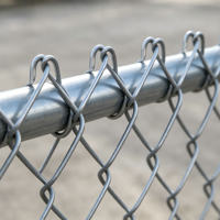 Clôture en treillis métallique à mailles losangées de haute sécurité pour usage commercial, galvanisée à chaud, en rouleau